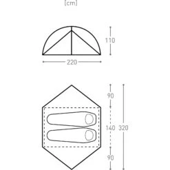 BACH Guam 2 - Zwei-Personen-Kuppelzelt -Kuppel Zelte Geschaft bach guam 2 zwei personen kuppelzelt willow bough green bac 282973 7010 222 4