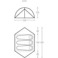 BACH Guam 3 - Drei-Personen-Kuppelzelt -Kuppel Zelte Geschaft bach guam 3 drei personen kuppelzelt willow bough green bac 282974 7010 222 3