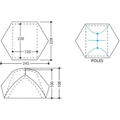 Camp Minima 2 Evo - 2 Personen Zelt -Kuppel Zelte Geschaft camp minima 2 evo personen zelt grey ca 3232 5