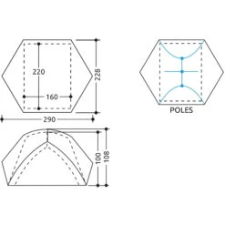 Camp Minima 3 Evo - 3 Personen Zelt -Kuppel Zelte Geschaft camp minima 3 evo personen zelt grey ca 3233 6