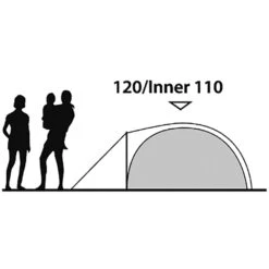 Outwell Cloud 2 - Zwei-Personen-Zelt -Kuppel Zelte Geschaft outwell cloud 2 zwei personen zelt green grey rl 150174 2