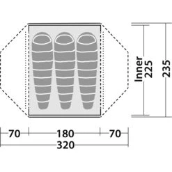Robens Lodge 3 - Drei-Personen-Kuppelzelt -Kuppel Zelte Geschaft robens lodge 3 drei personen kuppelzelt green rl 152008 3