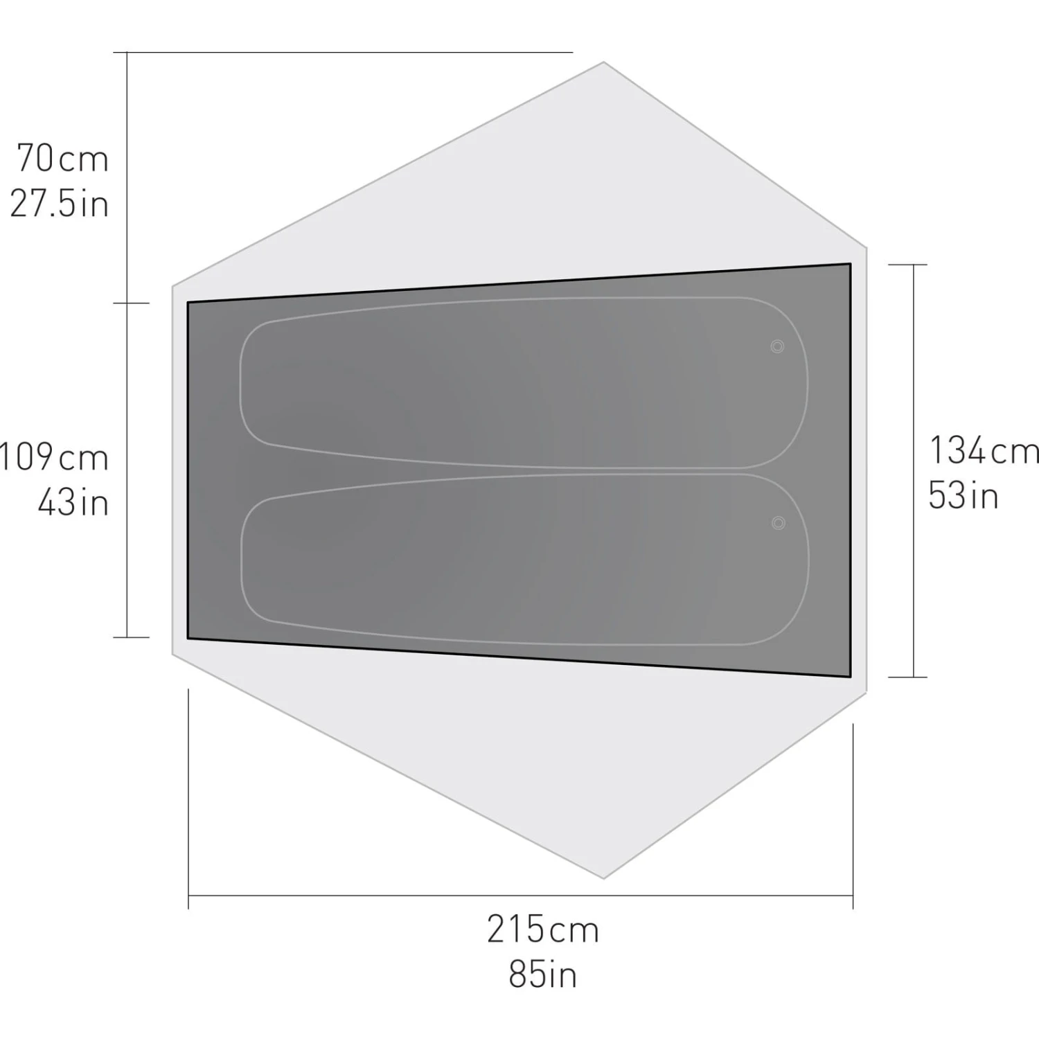 Sea To Summit Telos TR2 - 2 Personen Zelt 3 Sea To Summit Telos TR2 - 2 Personen Zelt – Bild 3