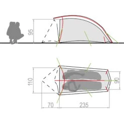 VAUDE Hogan SUL 1-2P - 3-Seasons Zelt -Kuppel Zelte Geschaft vaude hogan sul 1 2p 3 seasons zelt vau 12483 1820 2