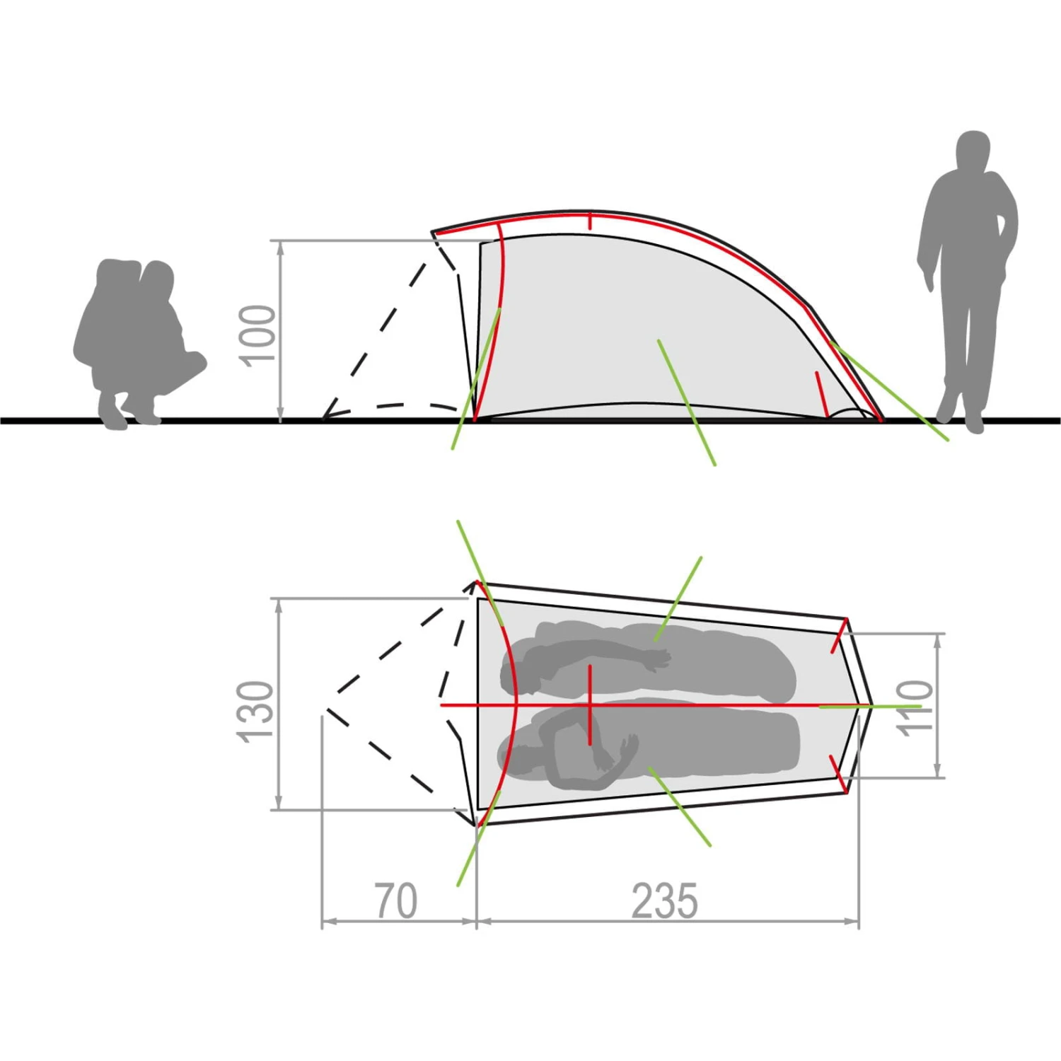 VAUDE Hogan SUL 2P - 3-Seasons Zelt 3 VAUDE Hogan SUL 2P - 3-Seasons Zelt – Bild 3